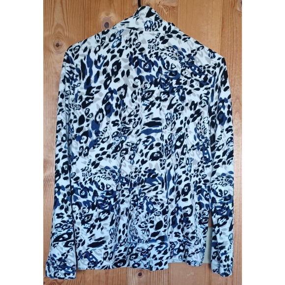 CHICOS Zenergy Women's Jacket Small Soft Warm Pockets Fall, Full zip Boho Y2K - Picture 2 of 4